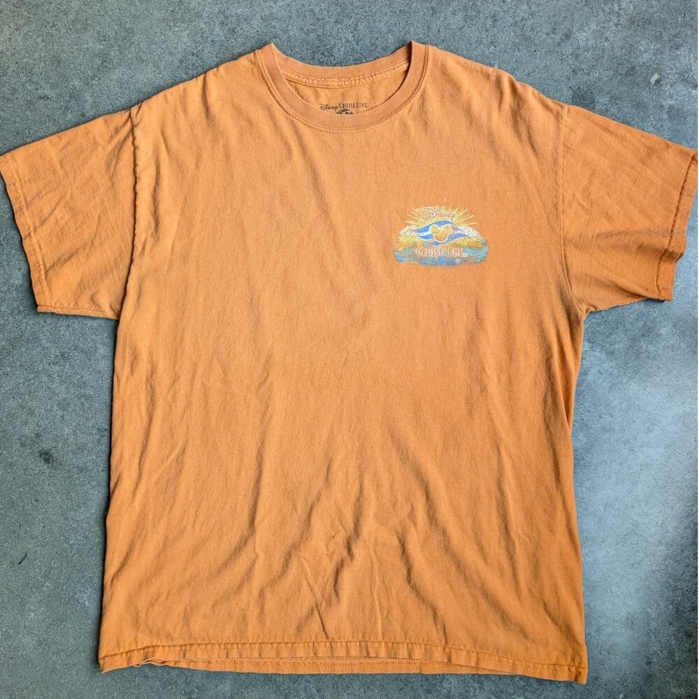 Disney Cruise Line Castaway Cay T-Shirt Sz L Oversized Boxy Bahamas Mickey Mouse